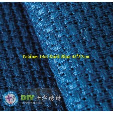 Yeidam 14 ct Aida - Dark Blue 45*37cm